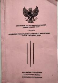 PENETAPAN PERATURAN KALURAHAN APBKAL TAHUN ANGGARAN 2021